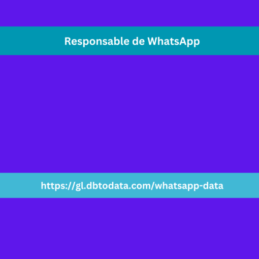 Responsable de WhatsApp