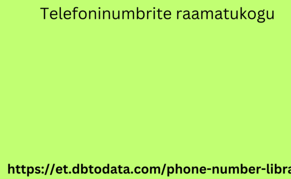 Telefoninumbrite raamatukogu