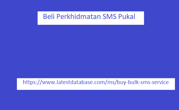 Beli Perkhidmatan SMS Pukal