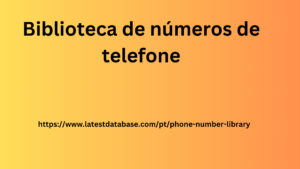 Biblioteca de números de telefone