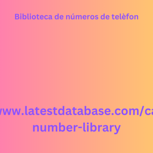 Biblioteca de números de telèfon