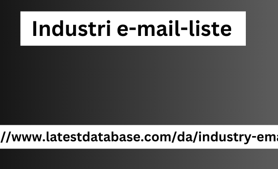 Industri e-mail-liste