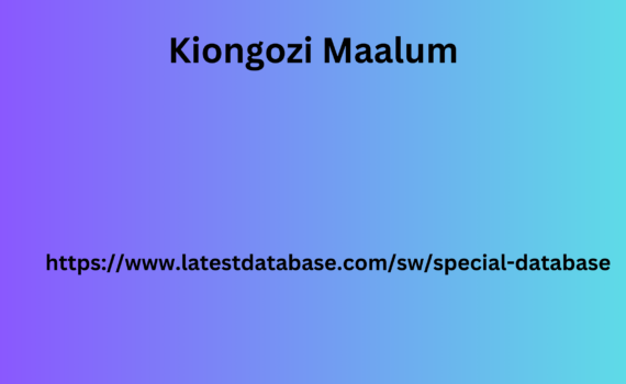 Kiongozi Maalum