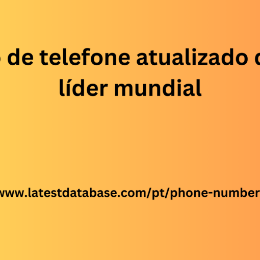 Número de telefone atualizado de 2024, líder mundial