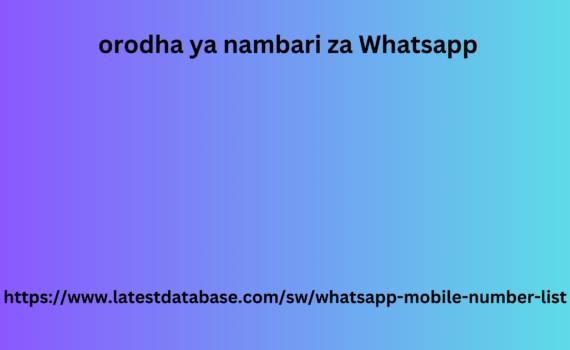 Orodha ya Nambari za Whatsapp