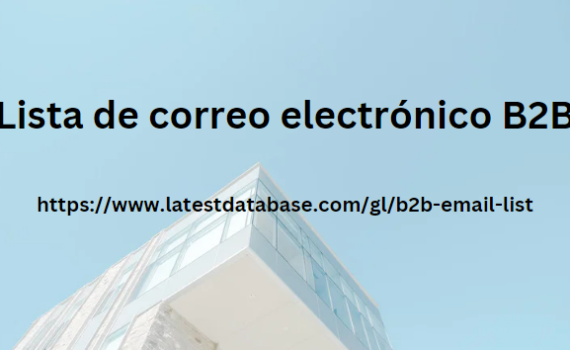 Lista de correo electrónico B2B