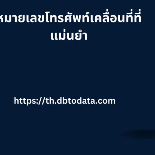 หมายเลขโทรศัพท์เคลื่อนที่ที่แม่นยำ