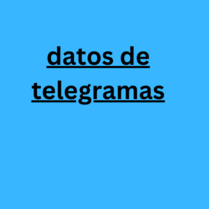 datos de telegramas