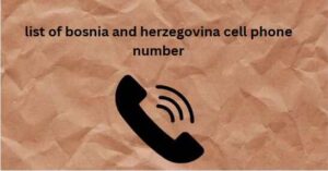 list of bosnia and herzegovina cell phone number