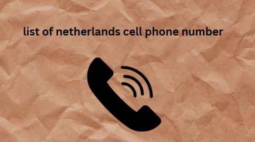 list of netherlands cell phone number