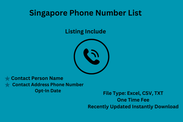 Singapore Phone Number List