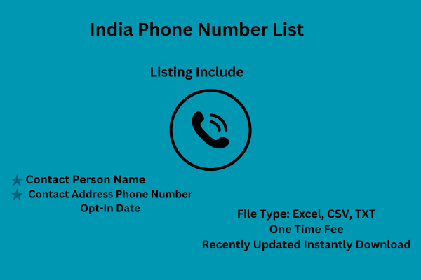 India Phone Number List