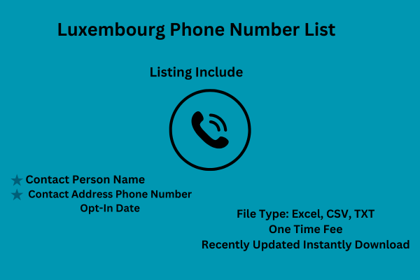 Luxembourg Phone Number List