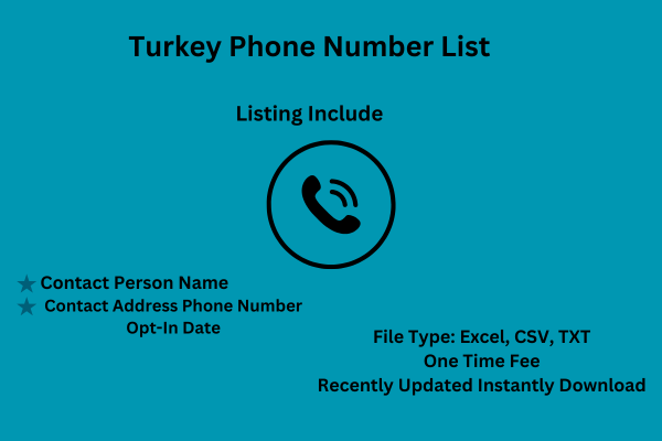 Turkey Phone Number List