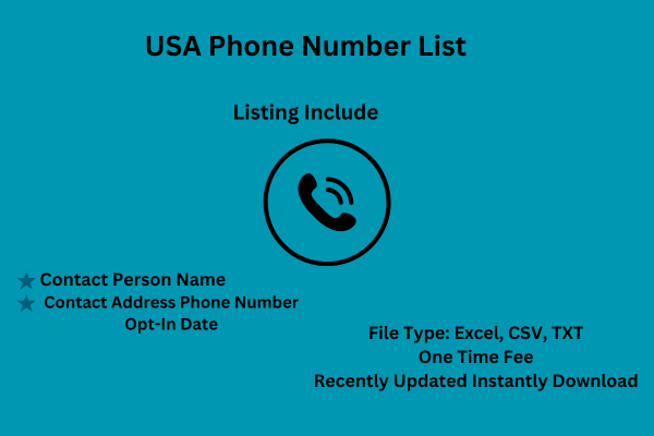 USA Phone Number List