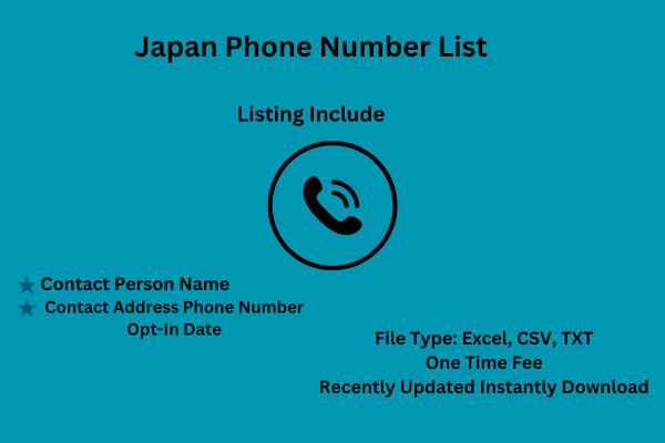 Japan Phone Number List