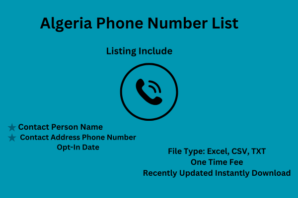 Algeria Phone Number List