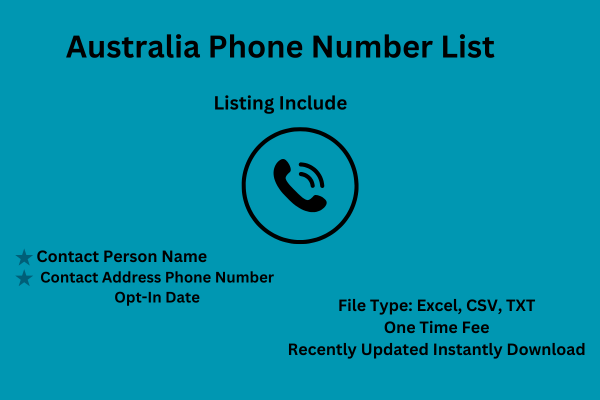 Australia Phone Number List