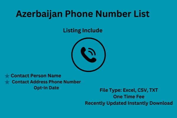 Azerbaijan Phone Number List