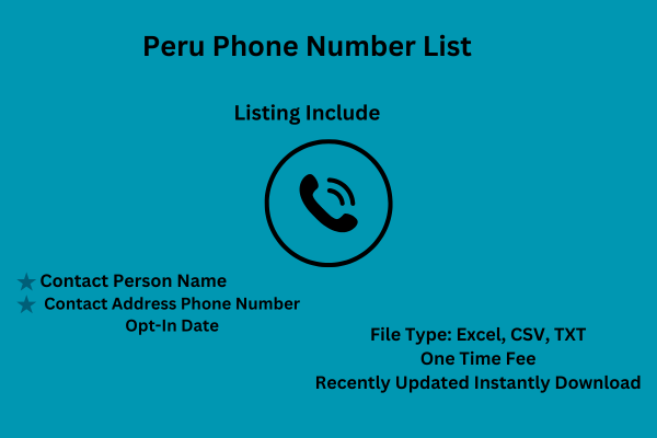 Peru Phone Number List