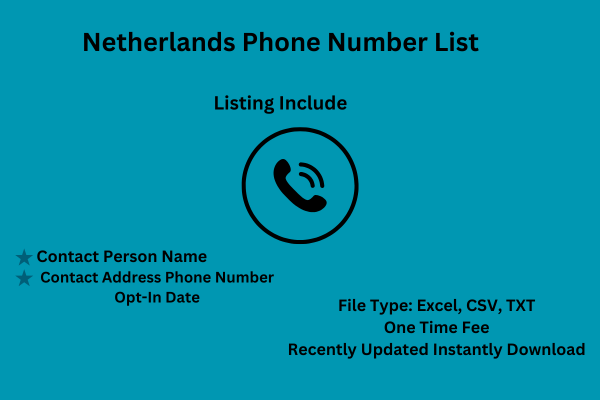 Netherlands Phone Number List