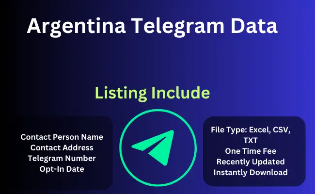 Argentina telegram data