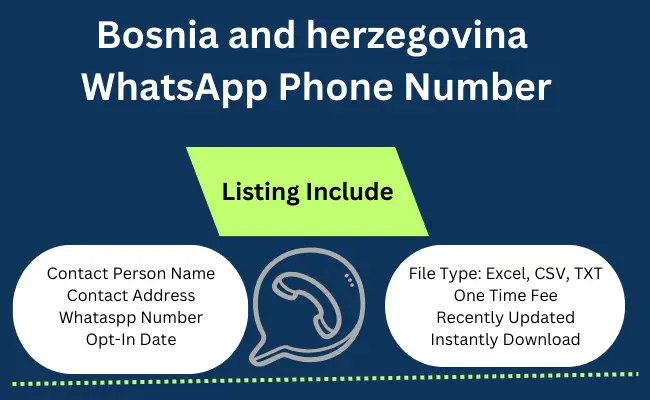 Bosnia and herzegovina whatsapp phone number