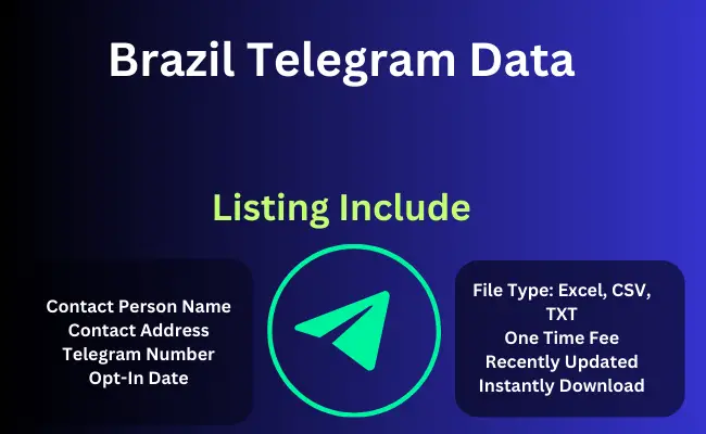 Brazil telegram data