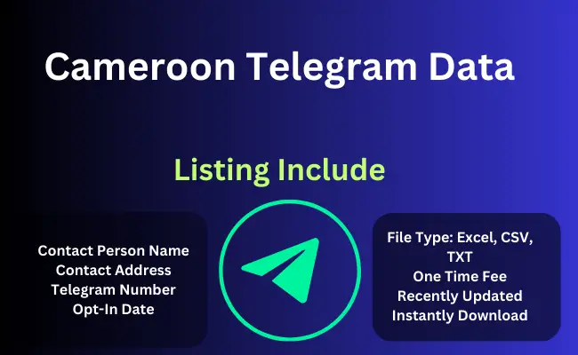 Cameroon telegram data