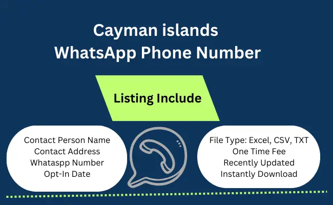 Cayman islands whatsapp phone number