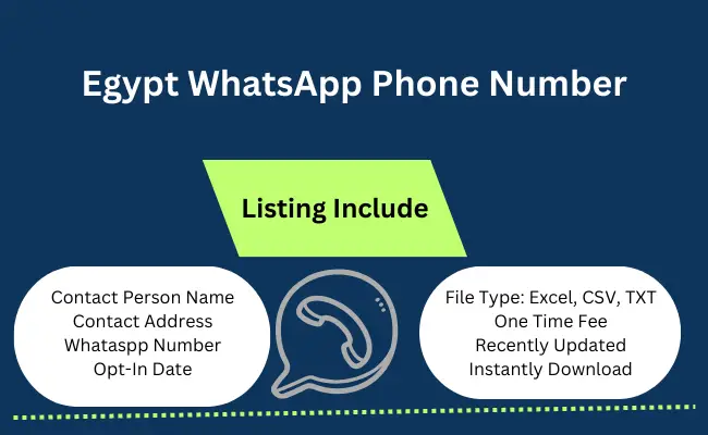 Egypt whatsapp phone number