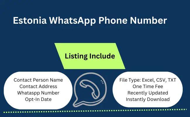 Estonia whatsapp phone number