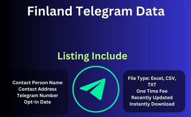 Finland telegram data