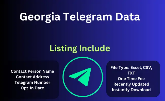 Georgia telegram data