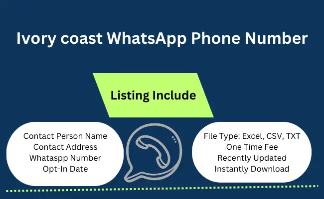 Ivory coast whatsapp phone number