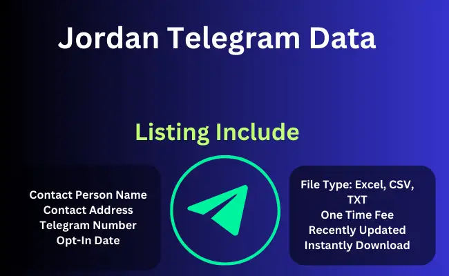 Jordan telegram data