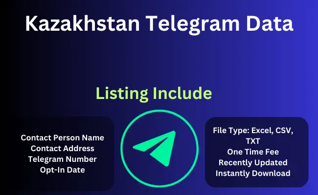 Kazakhstan telegram data