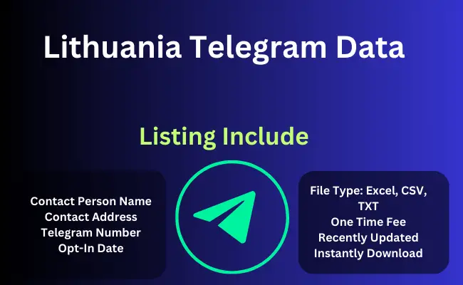 Lithuania telegram data