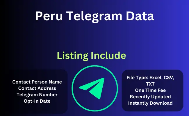 Peru telegram data