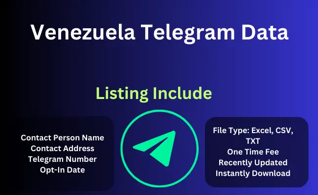 Venezuela telegram data